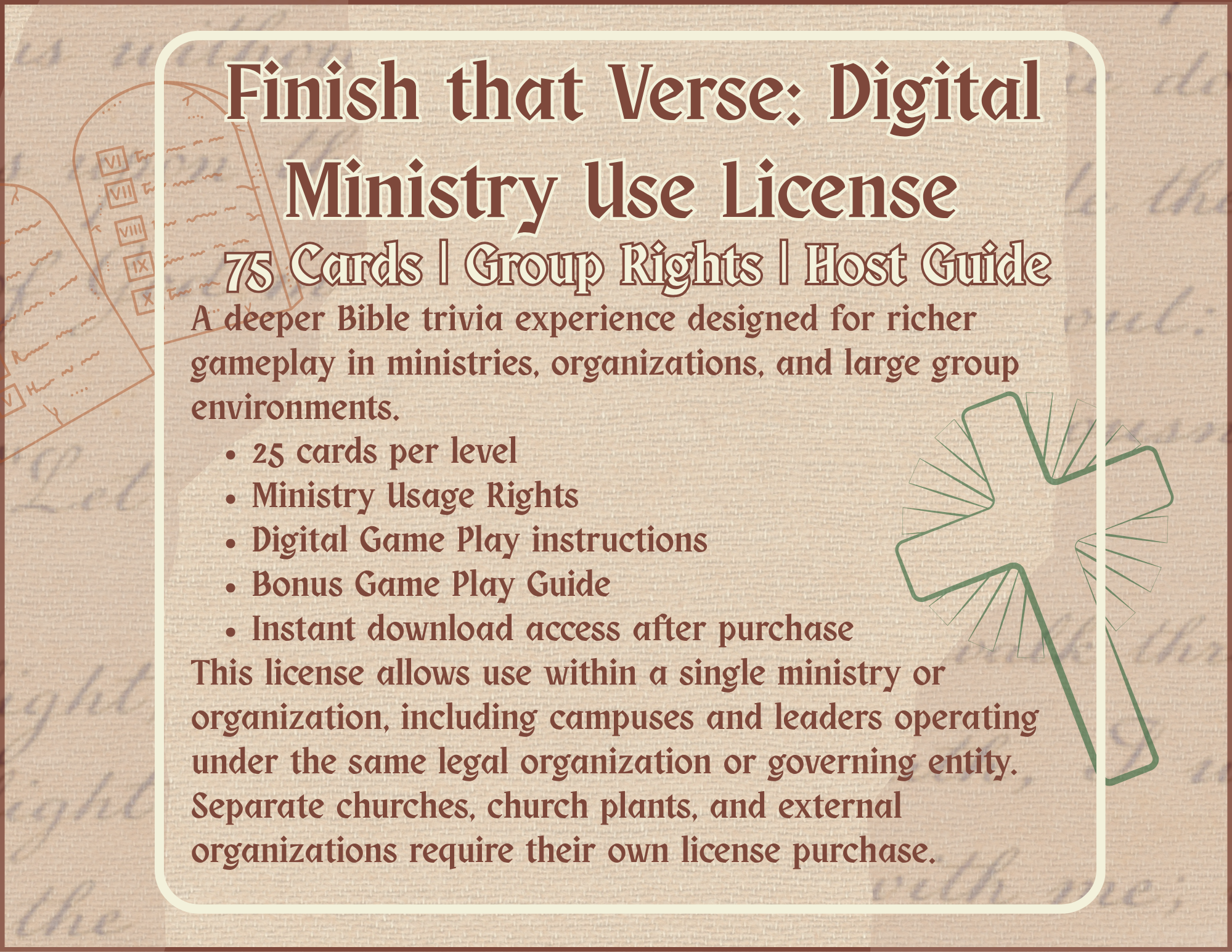 Finish That Verse: Digital Ministry Use License